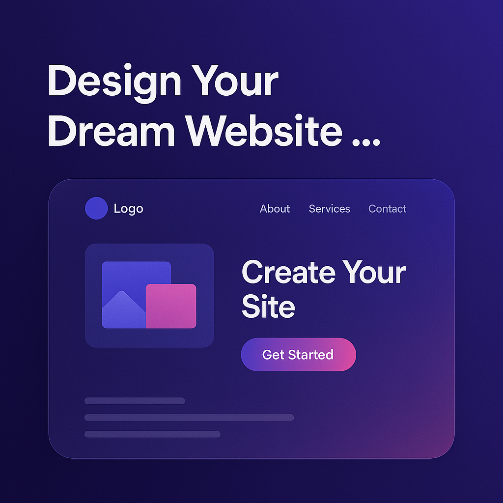 Website mockup